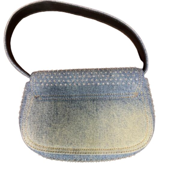 Diesel 1DR crystal-embellished Bag - Blue Denim - Picture 6 of 14
